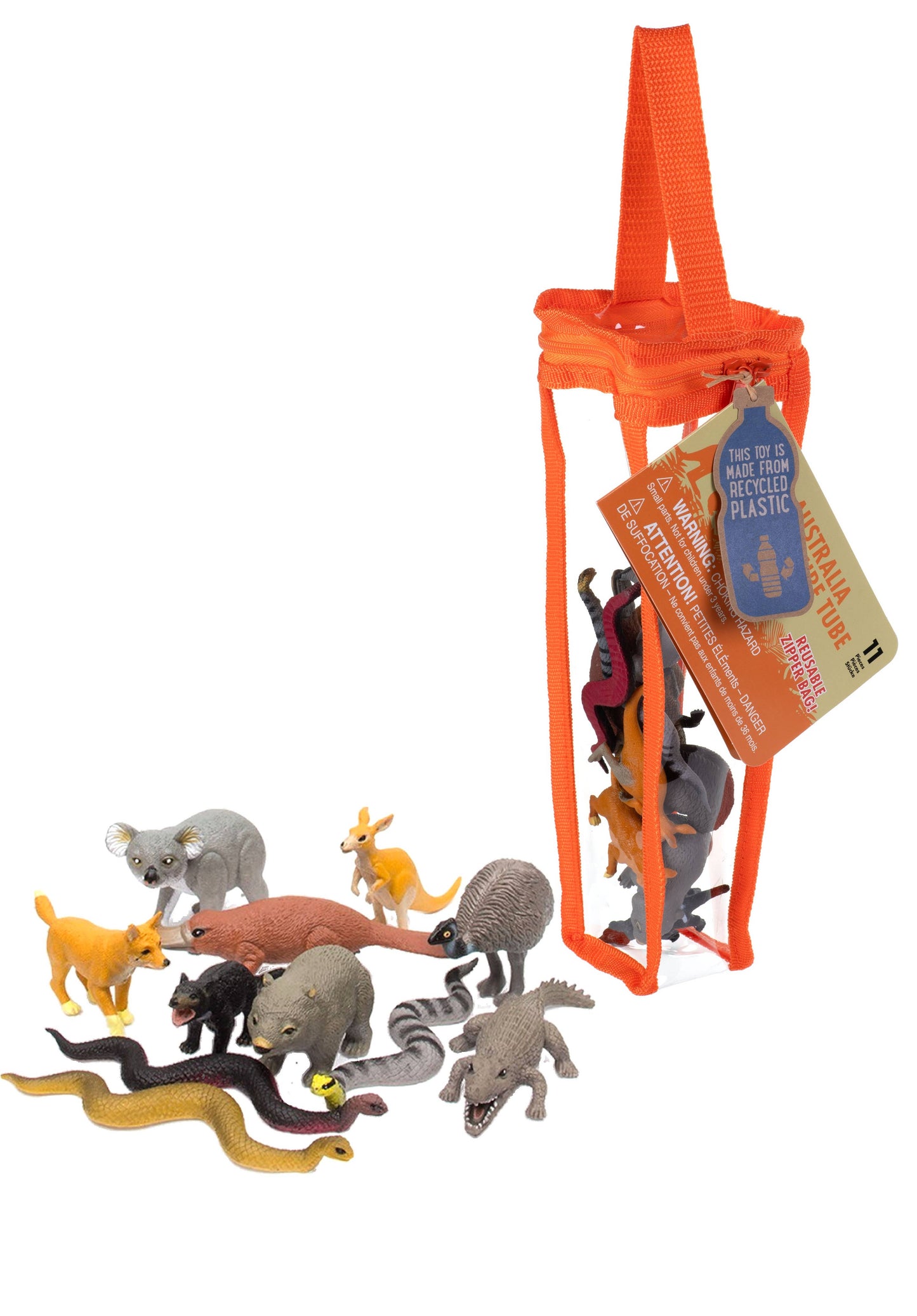 Oz Animals - Zip Tube-Eco Australia