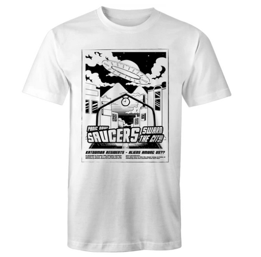 Katoomba UFO White Tshirt
