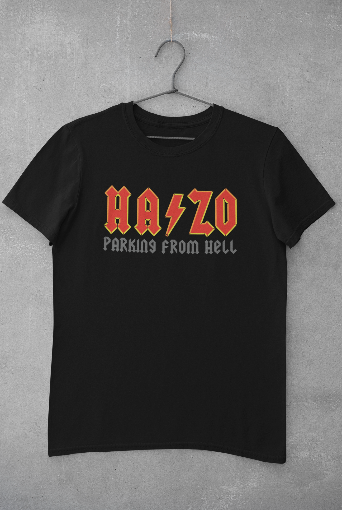HAZO - Parking From Hell – Blue Mountains T-shirts